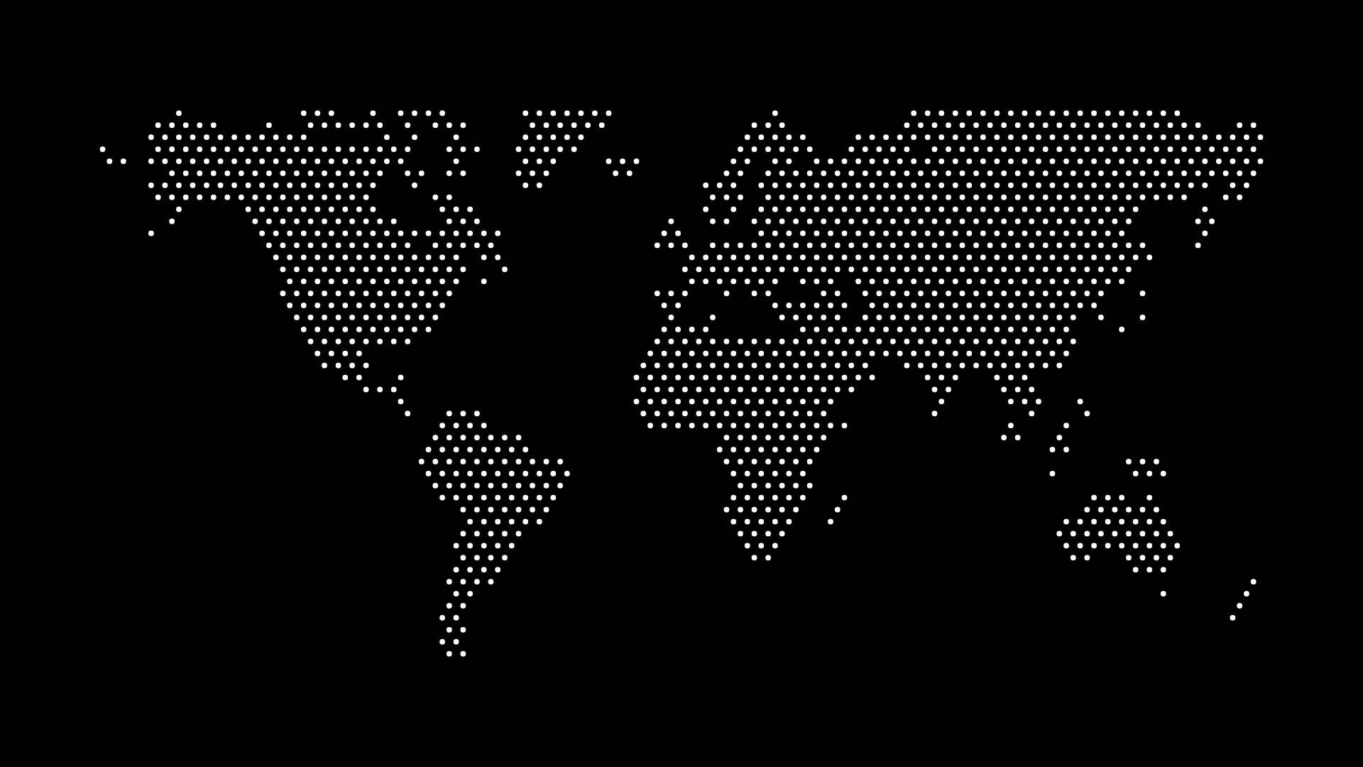 World Map Dots